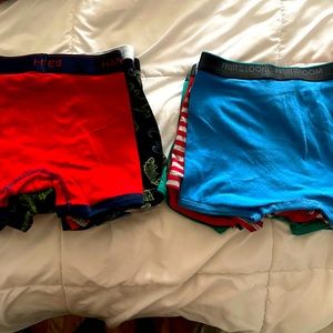 Hanes and fruitaloom boxers